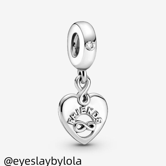 Pandora Jewelry - Pandora Friends Forever Heart Dangle Charm